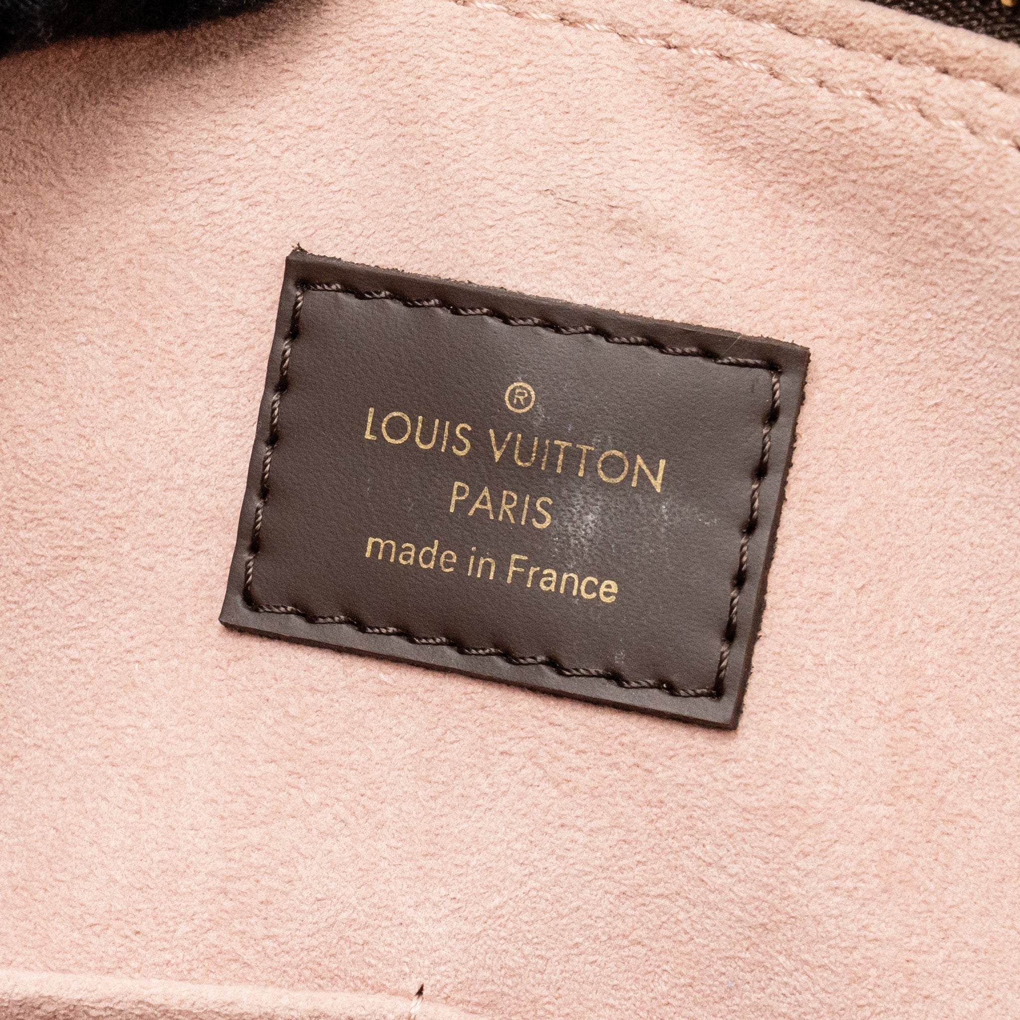 LOUIS VUITTON NORMANDY TOTE BAG DAMIER EBENE CANVAS MAGNOLIA GHW
