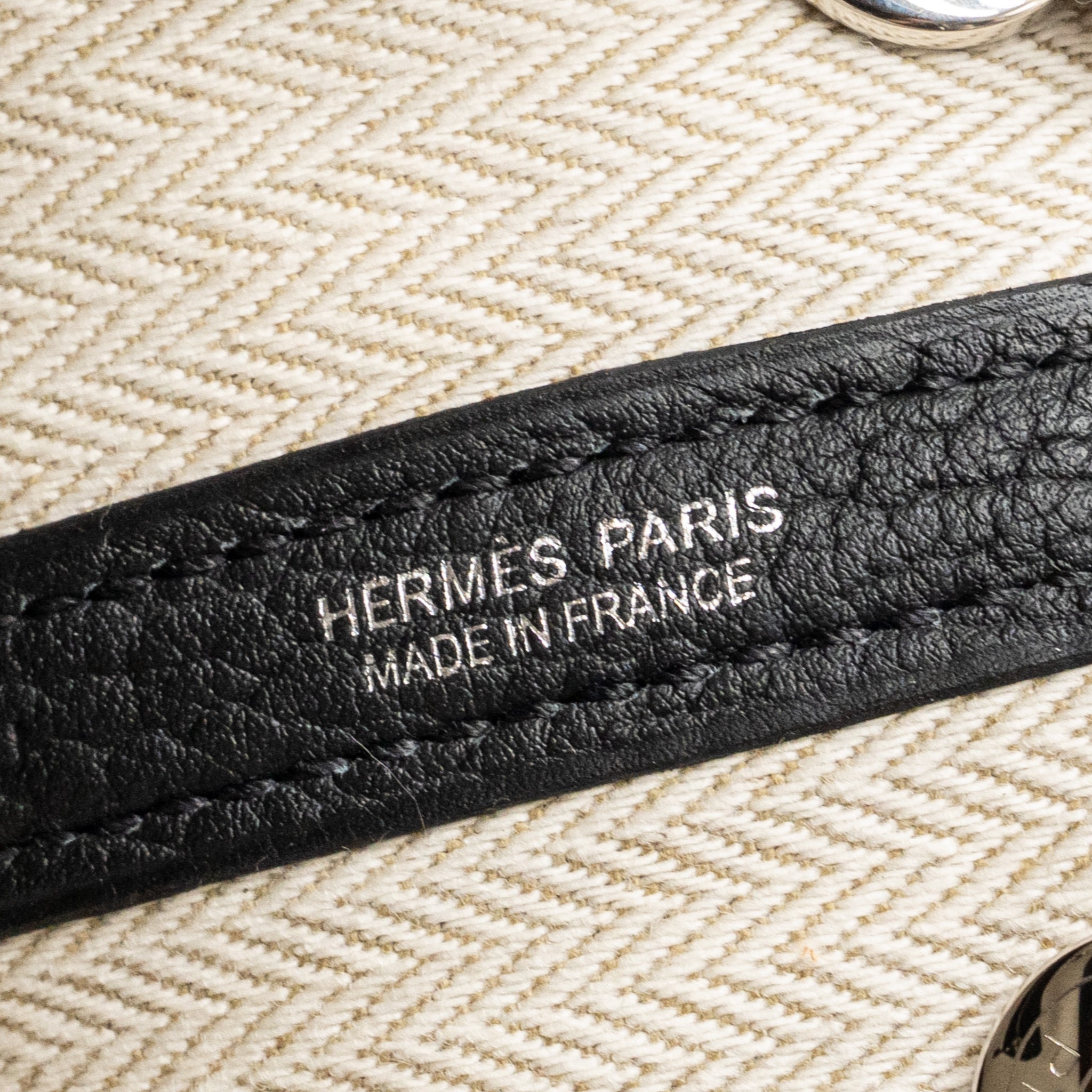 HERMES GARDEN PARTY 23 NEGONDA BLACK SHW