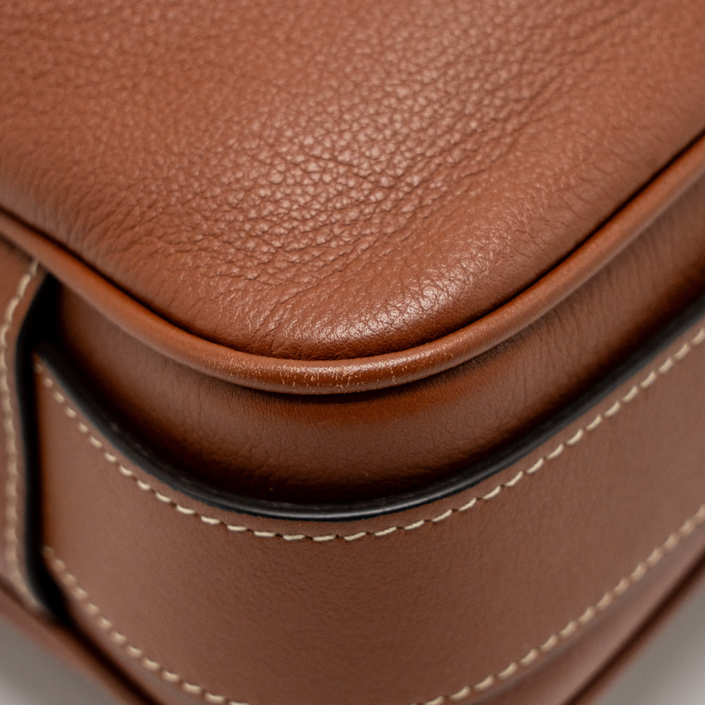 CELINE MEDIUM ROMY SUPPLE CALFSKIN TAN GHW