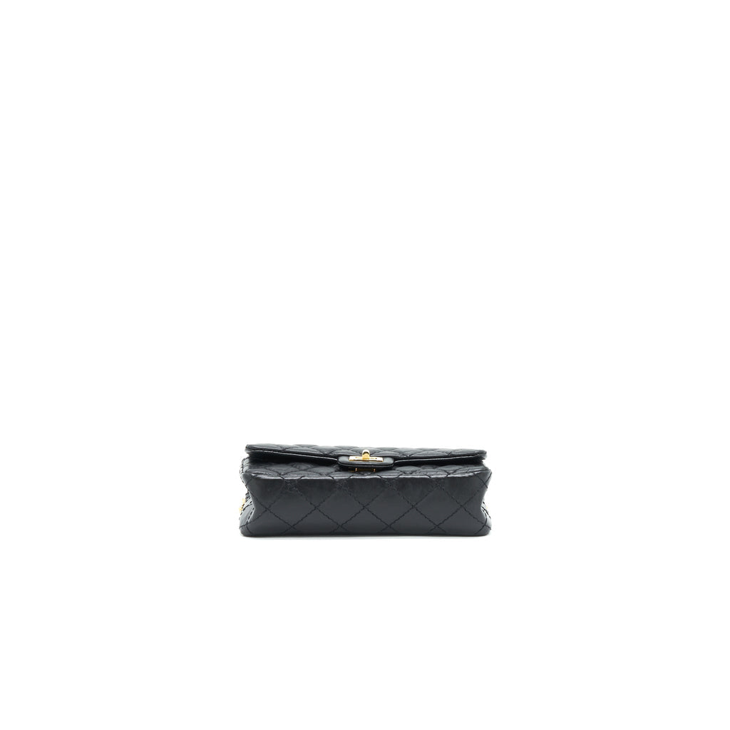 CHANEL 2.55 WAIST BAG IN BLACK GHW