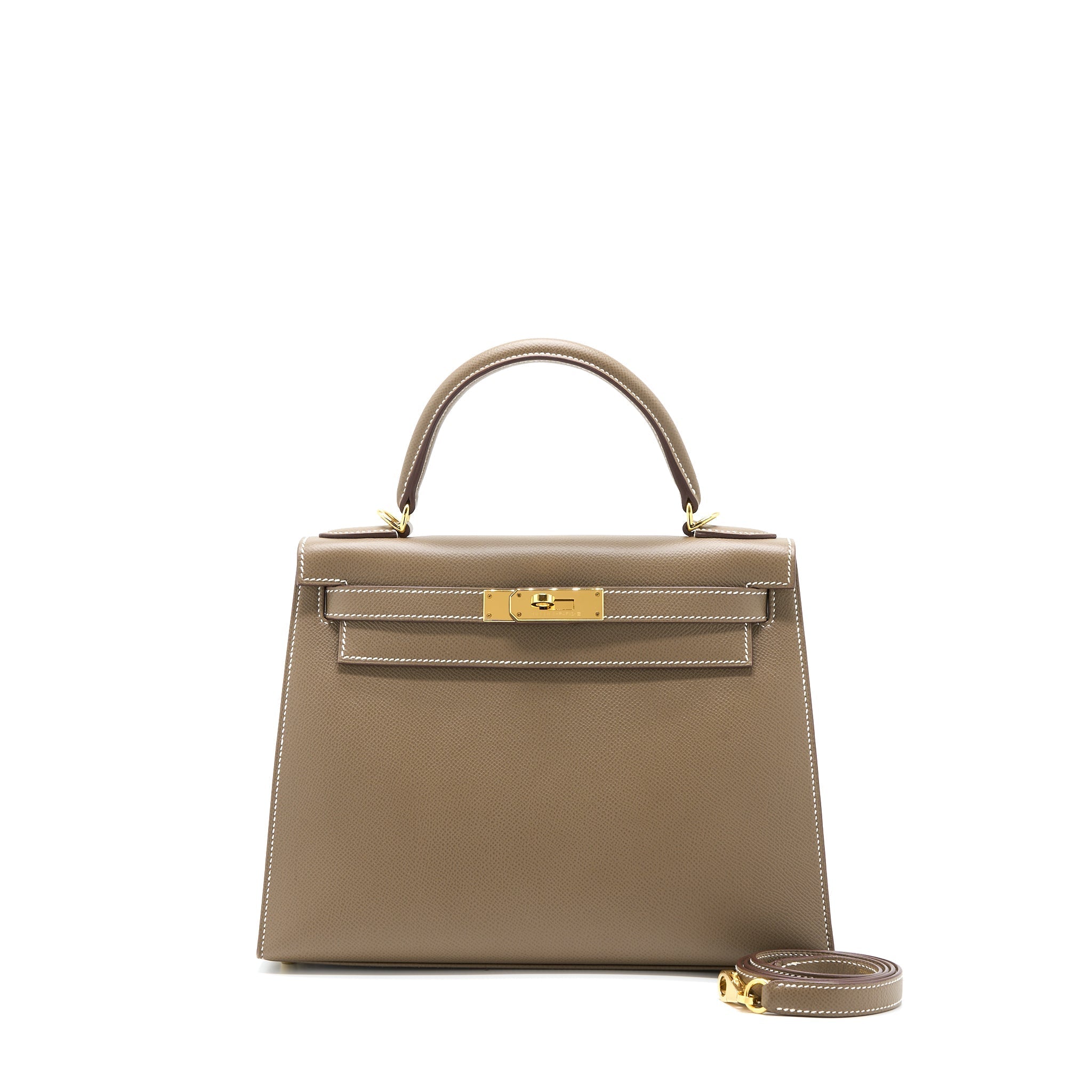 HERMES KELLY 28 EPSOM ETOUPE GHW