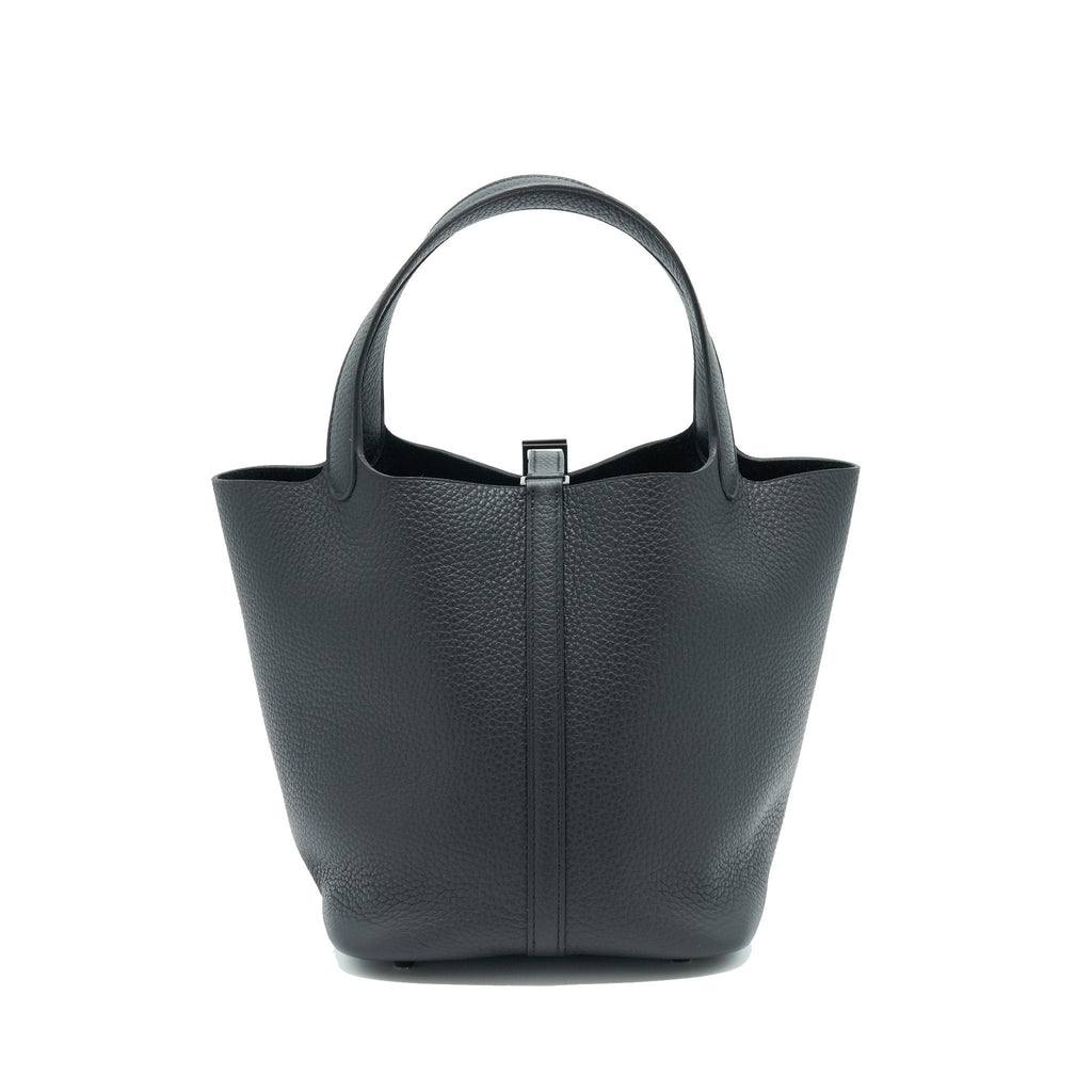 HERMES PICOTIN 22 LOCK BAG SO BLACK