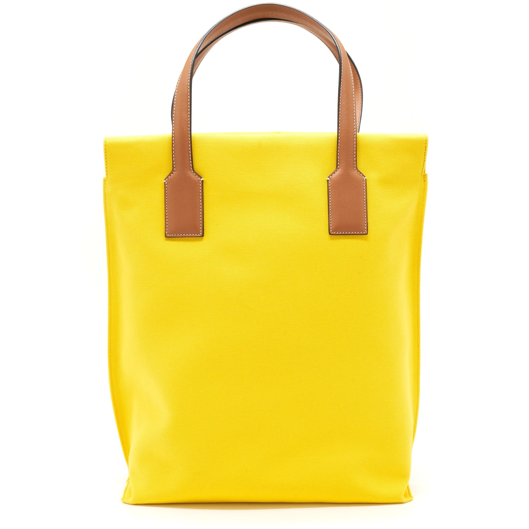 LOEWE TOTE BAG CANVAS YELLOW/GOLD SHW