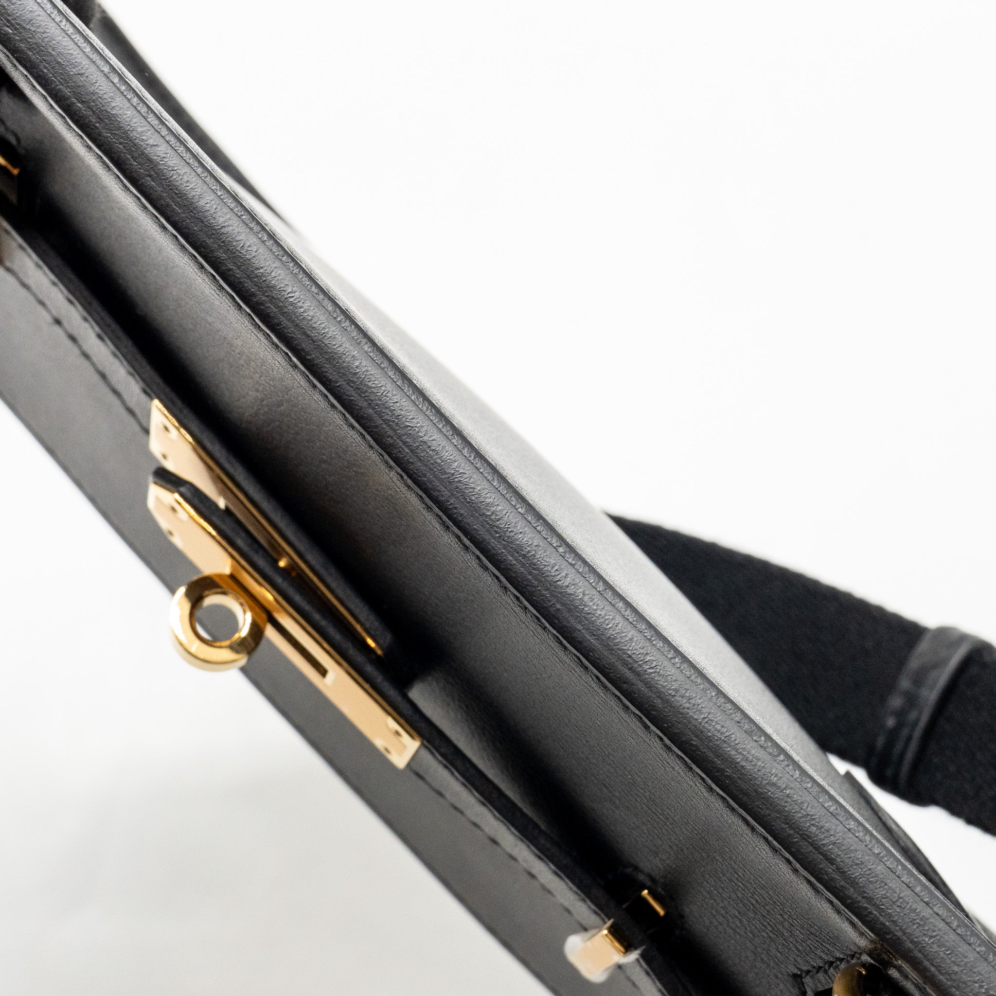 HERMES MINI JYPSIERE EVERGRAIN BLACK GHW