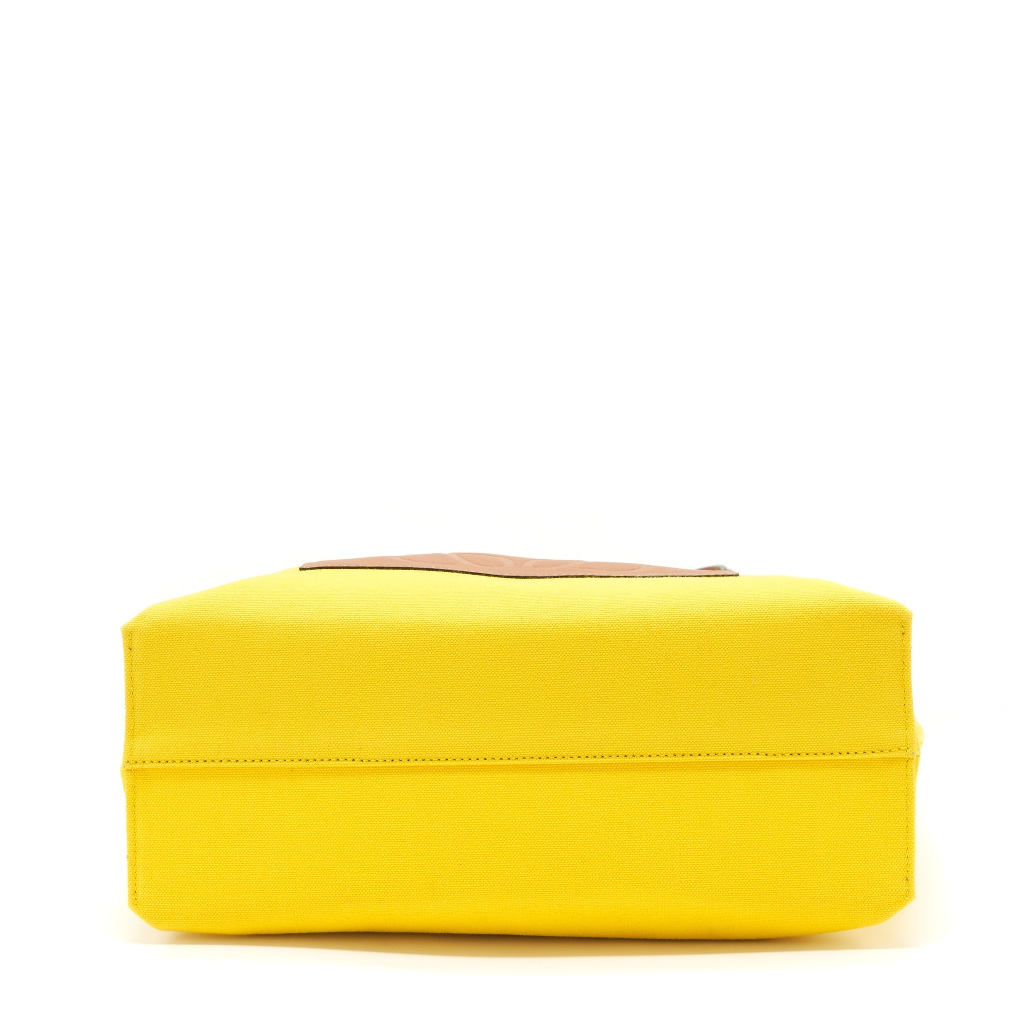 LOEWE TOTE BAG CANVAS YELLOW/GOLD SHW