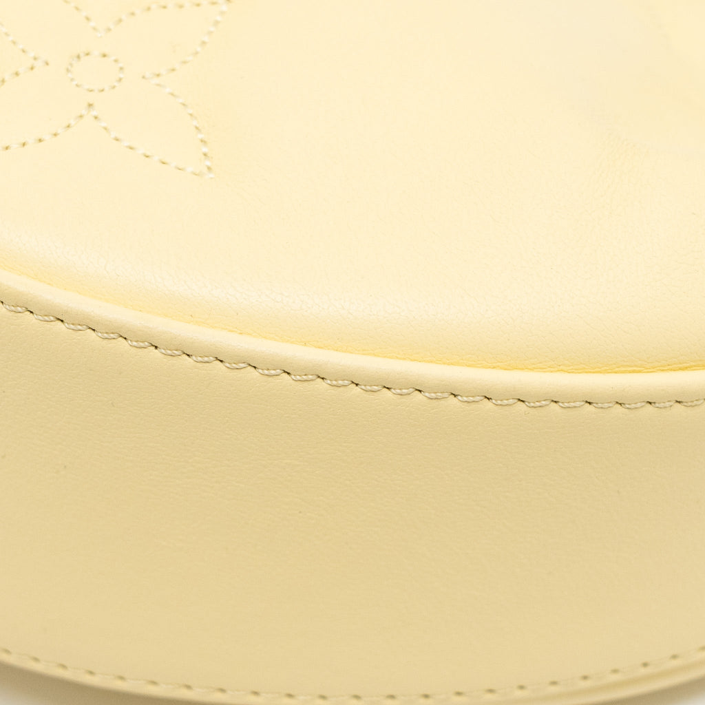 LOUIS VUITTON OVER THE MOON MONOGRAM BUBBLEGRAM CALFSKIN LIGHT YELLOW GHW