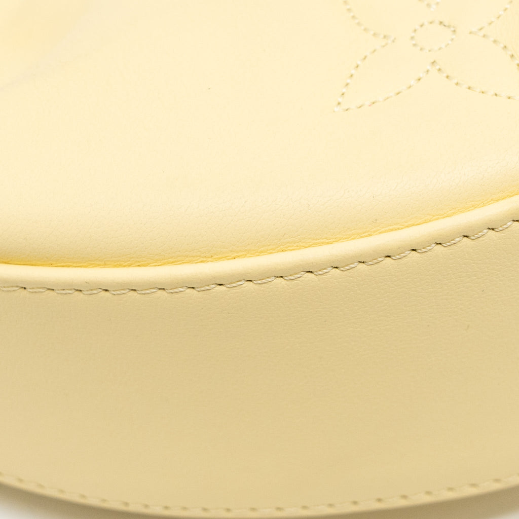 LOUIS VUITTON OVER THE MOON MONOGRAM BUBBLEGRAM CALFSKIN LIGHT YELLOW GHW