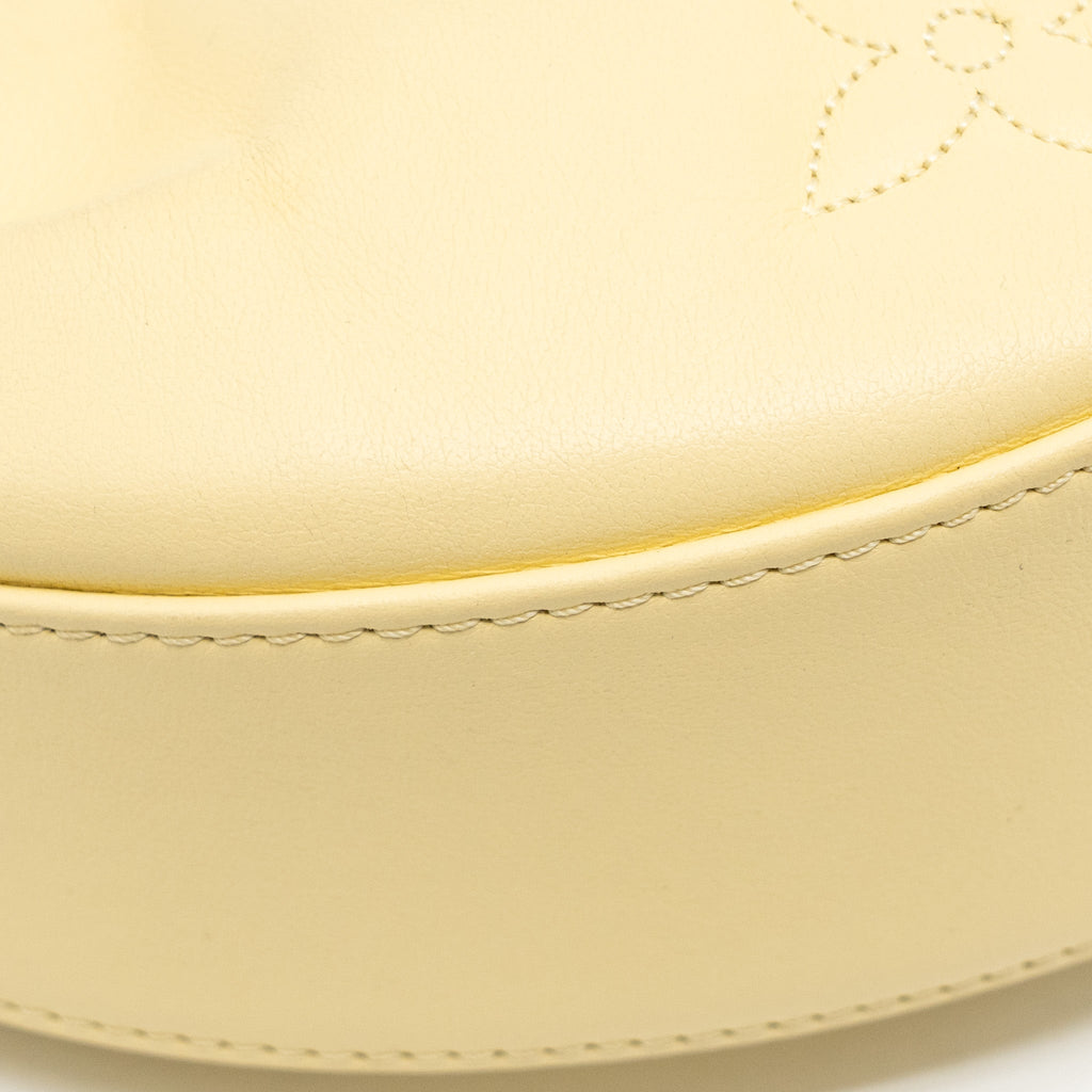 LOUIS VUITTON OVER THE MOON MONOGRAM BUBBLEGRAM CALFSKIN LIGHT YELLOW GHW
