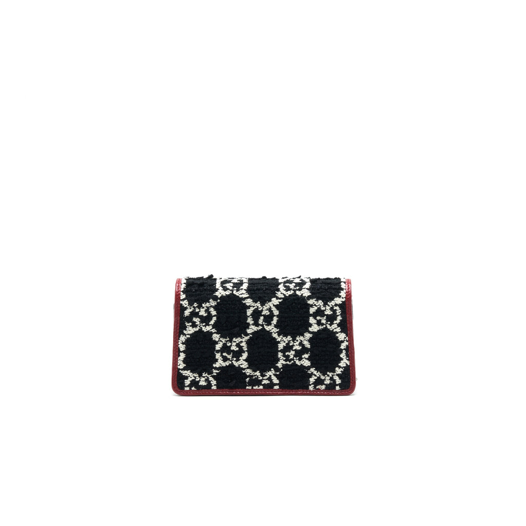 GUCCI DIONYSUS SUPER MINI TWEED CROSSBODY BAG