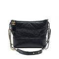 CHANEL GABRILLE LARGE HOBO BAG BLACK