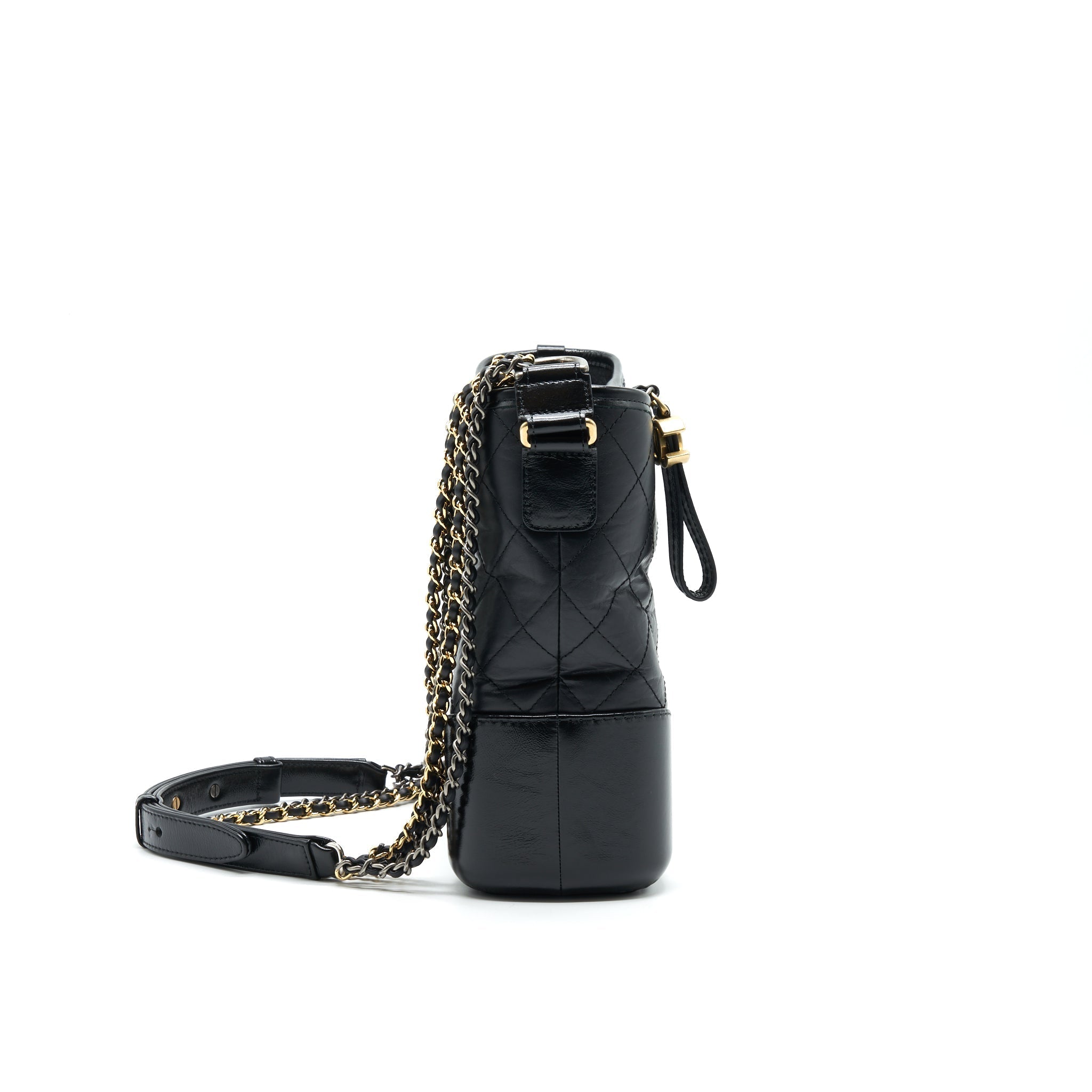 CHANEL GABRILLE LARGE HOBO BAG BLACK