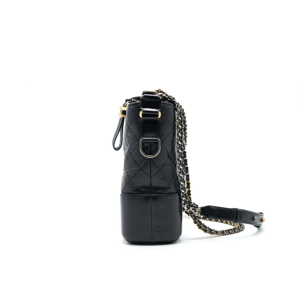 CHANEL GABRILLE LARGE HOBO BAG BLACK