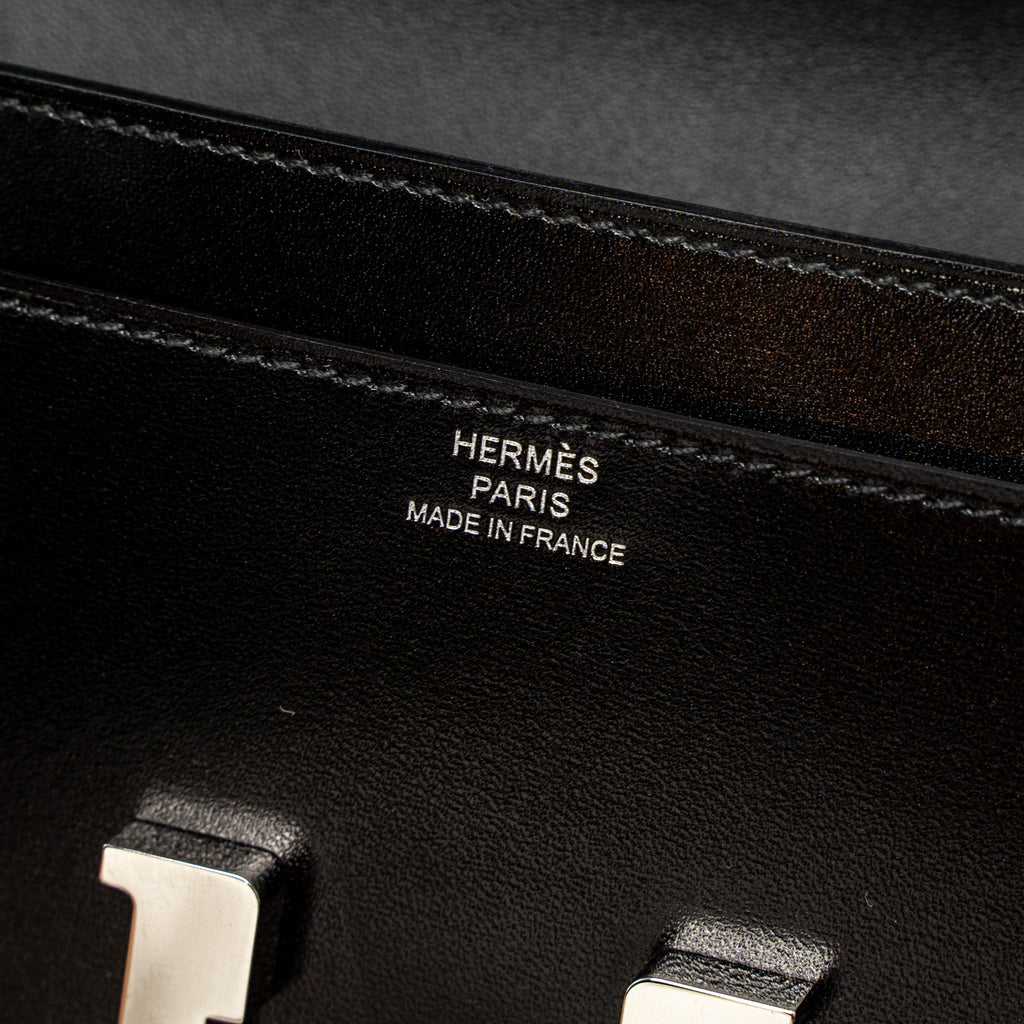 HERMES CONSTANCE TO GO BOX BLACK SHW