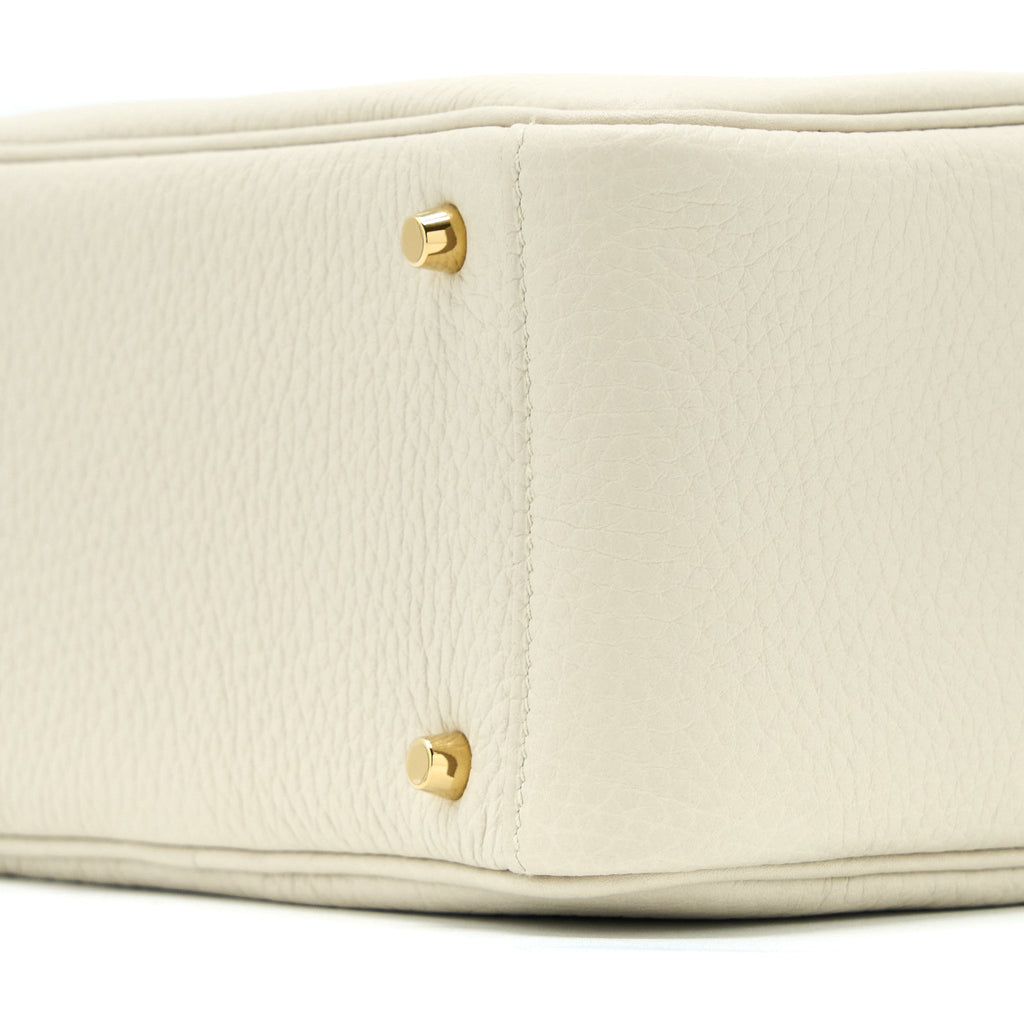 HERMES MINI LINDY CLEMENCE BETON GHW