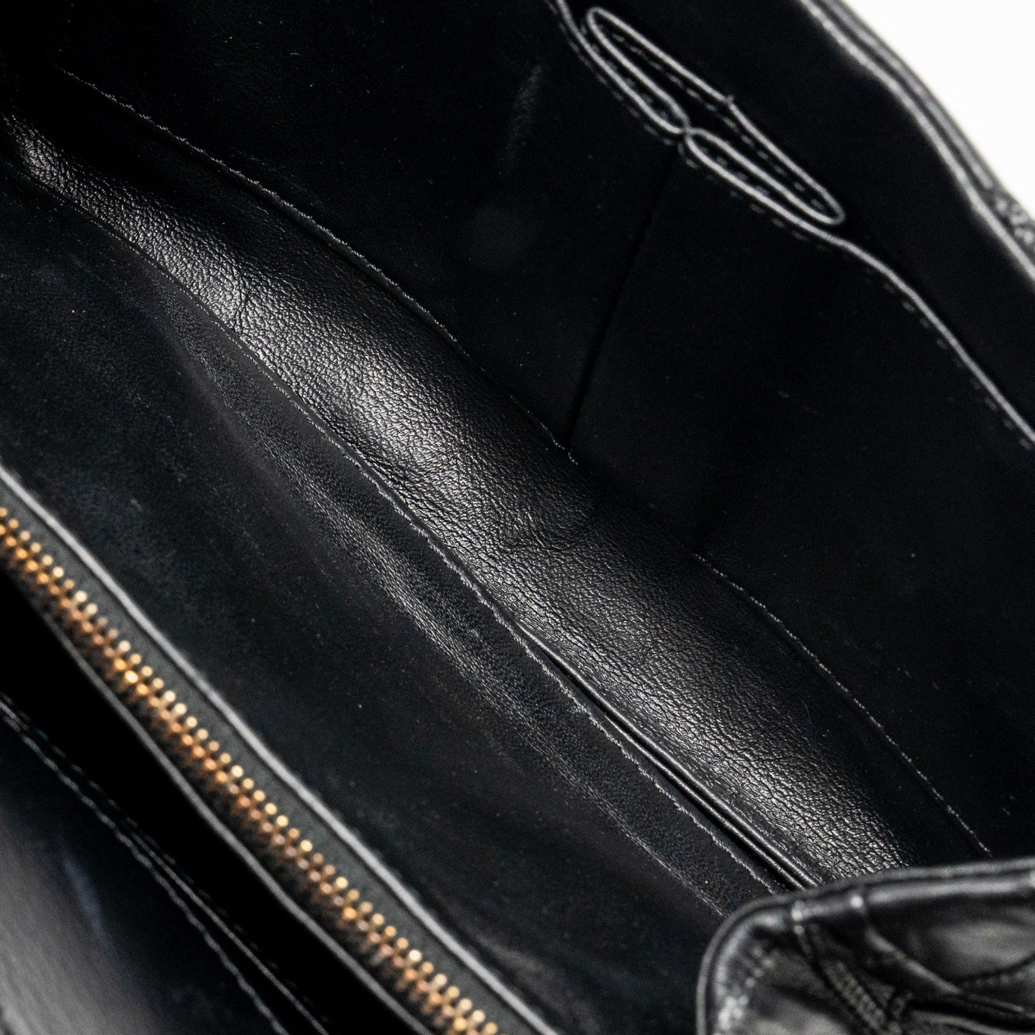 CHANEL THIN CITY FLAP BAG CALFSKIN BLACK GHW