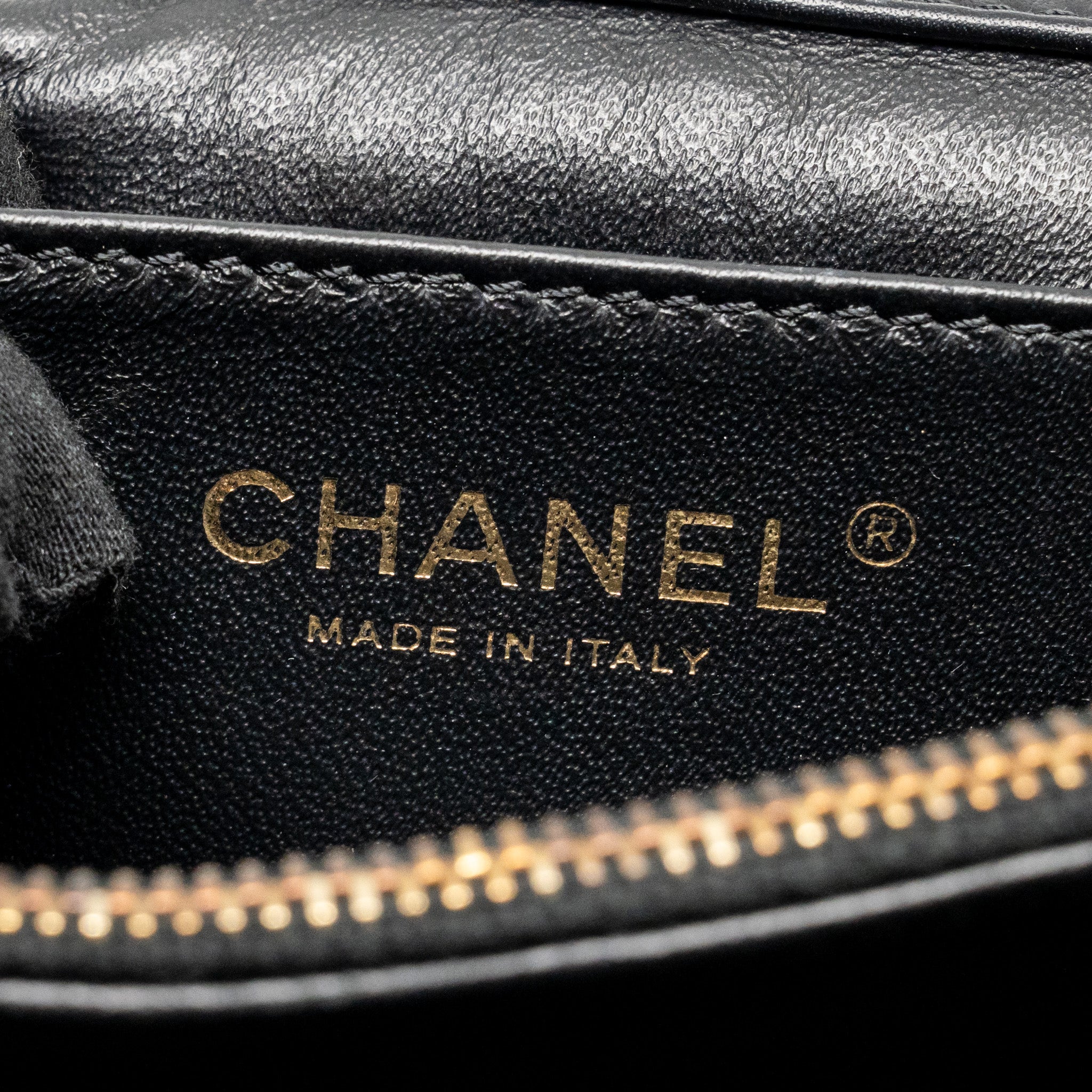 CHANEL THIN CITY FLAP BAG CALFSKIN BLACK GHW