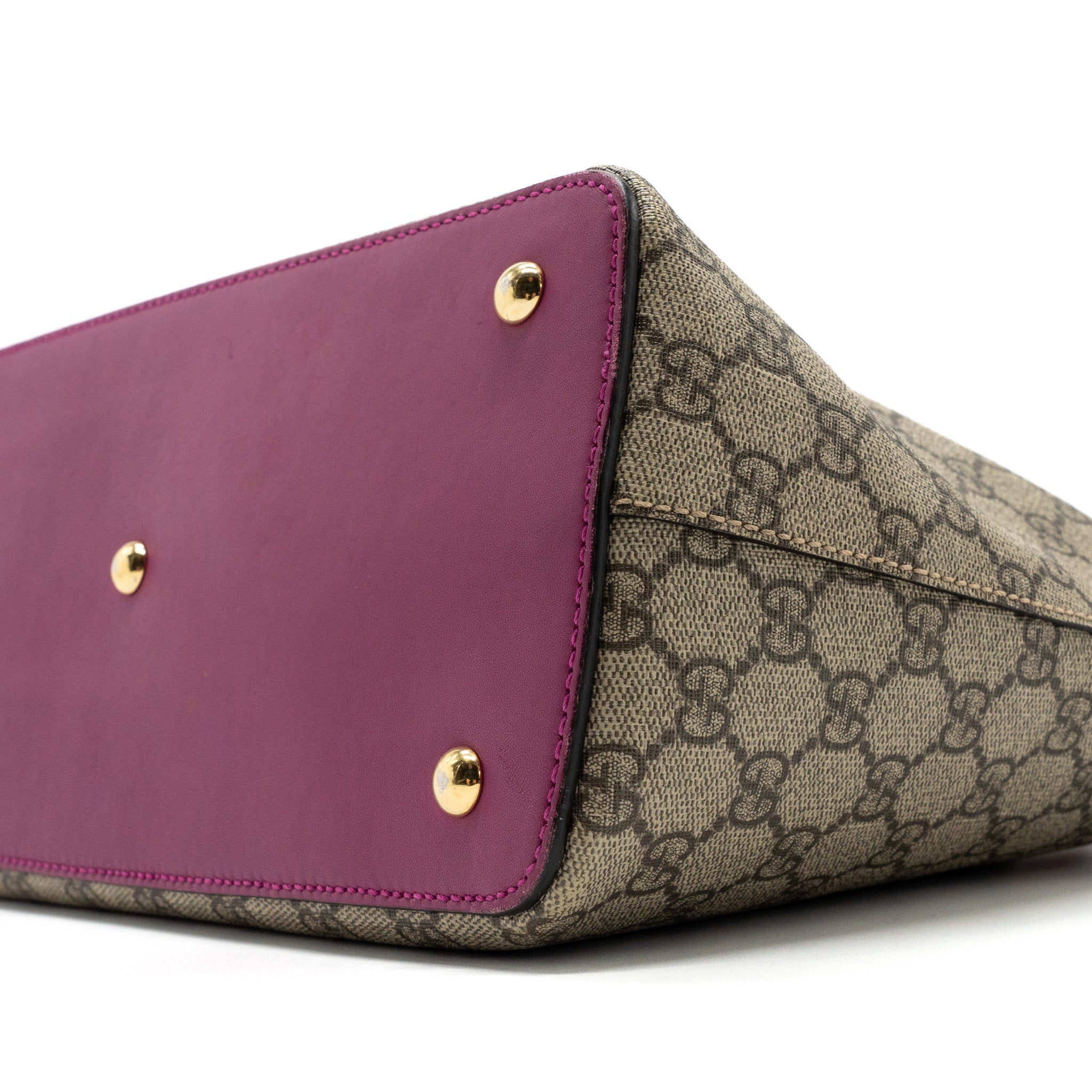 GUCCI TOTE BAG GG CANVAS MULTICOLOUR GHW