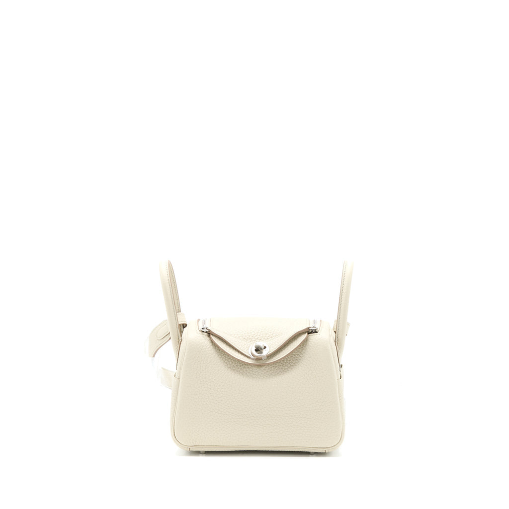 HERMES MINI LINDY CLEMENCE BETON SHW
