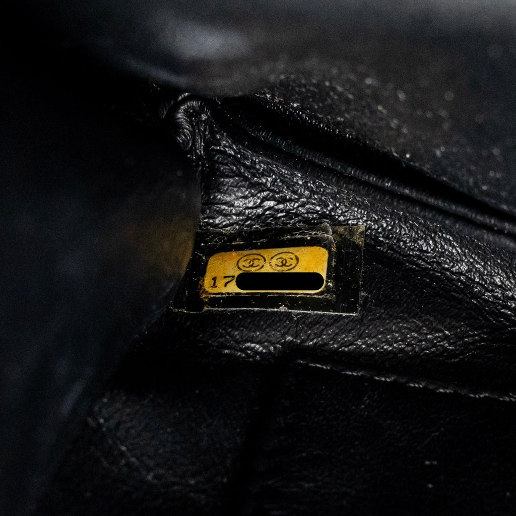CHANEL THIN CITY FLAP BAG CALFSKIN BLACK GHW