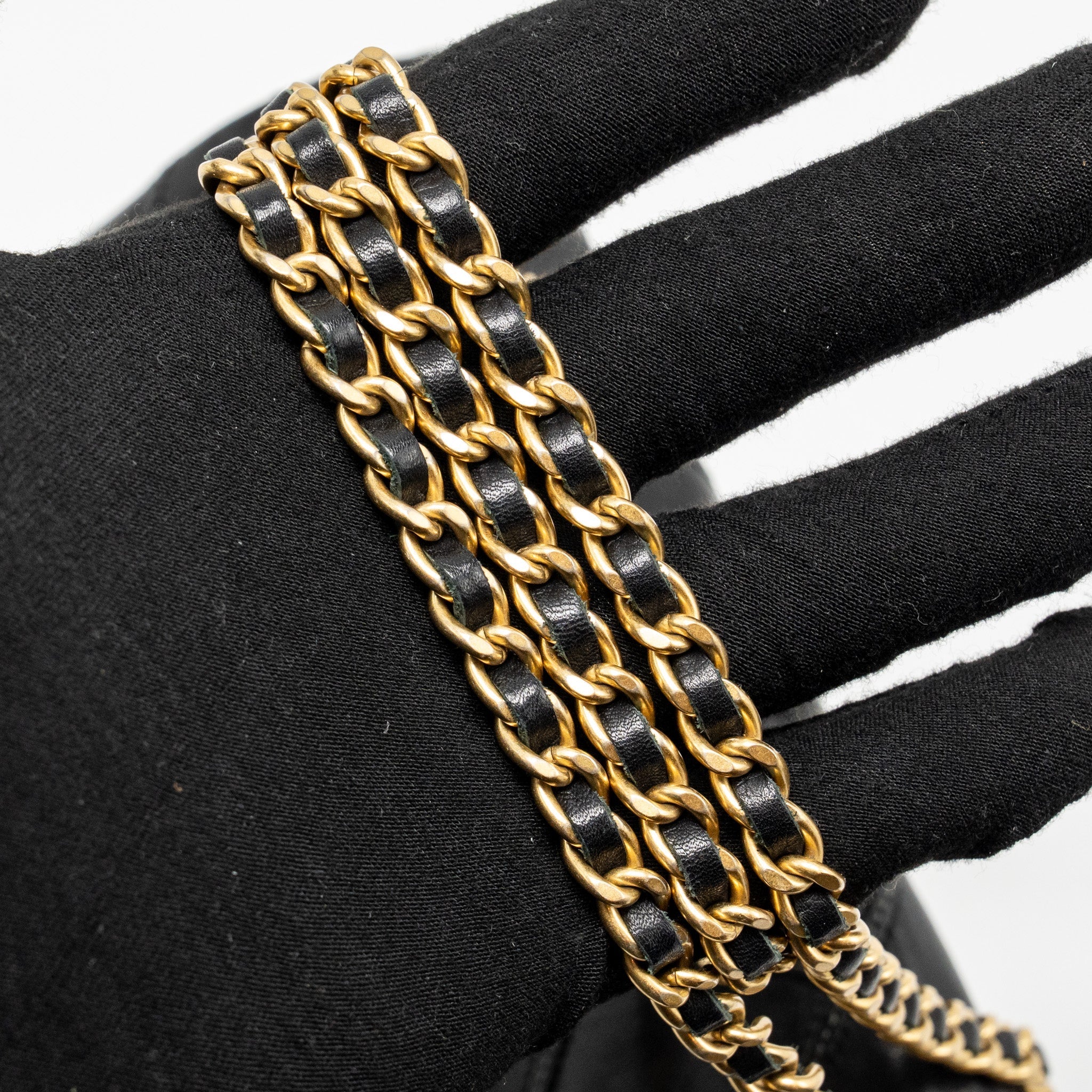 CHANEL THIN CITY FLAP BAG CALFSKIN BLACK GHW