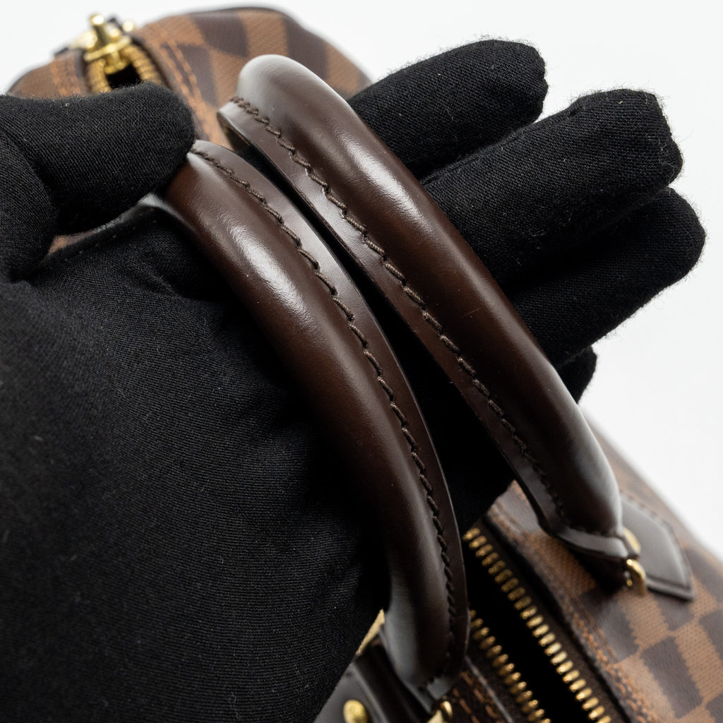 LOUIS VUITTON SPEEDY BANDOULIERE 25 DAMIER EBENE GHW