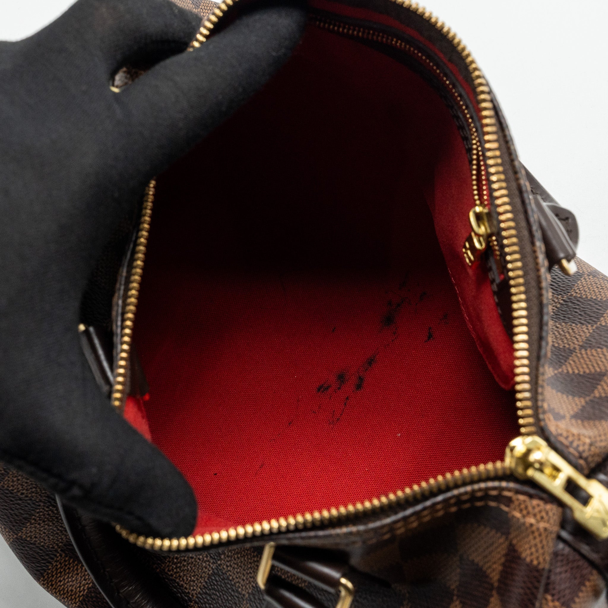 LOUIS VUITTON SPEEDY BANDOULIERE 25 DAMIER EBENE GHW