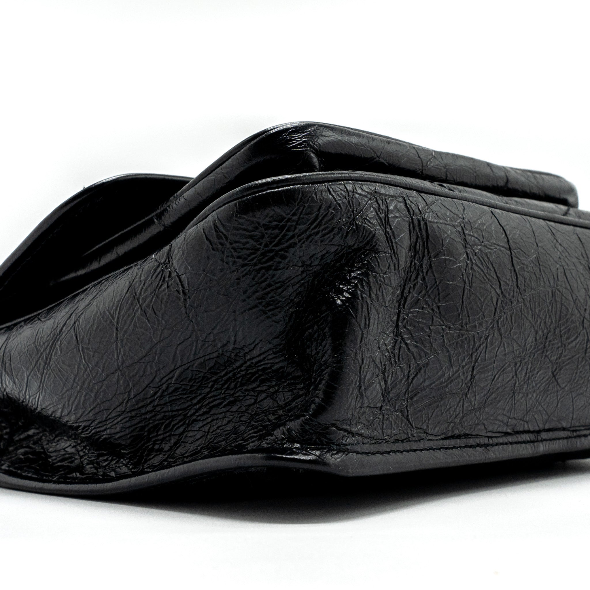 SAINT LAURENT MEDIUM NIKI CALFSKIN LEATHER BLACK SHW