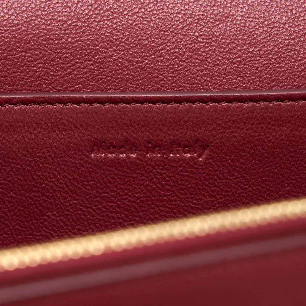 CELINE FRAME BAG CALFSKIN MULTICOLOUR RED/BEIGE GHW