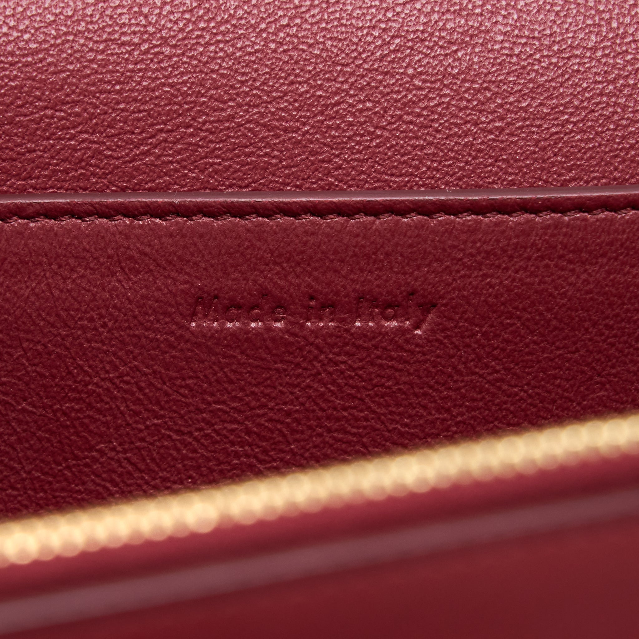 CELINE FRAME BAG CALFSKIN MULTICOLOUR RED/BEIGE GHW