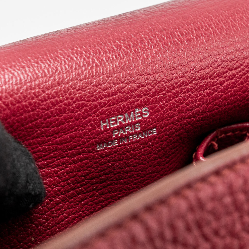 HERMES JYPSIERE 28 CLEMENCE ROUGE GRENAT SHW