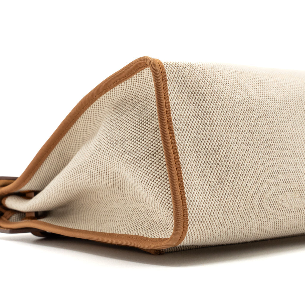 HERMES HERBAG 31 CANVAS/HUNTER MULTICOLOURED SHW