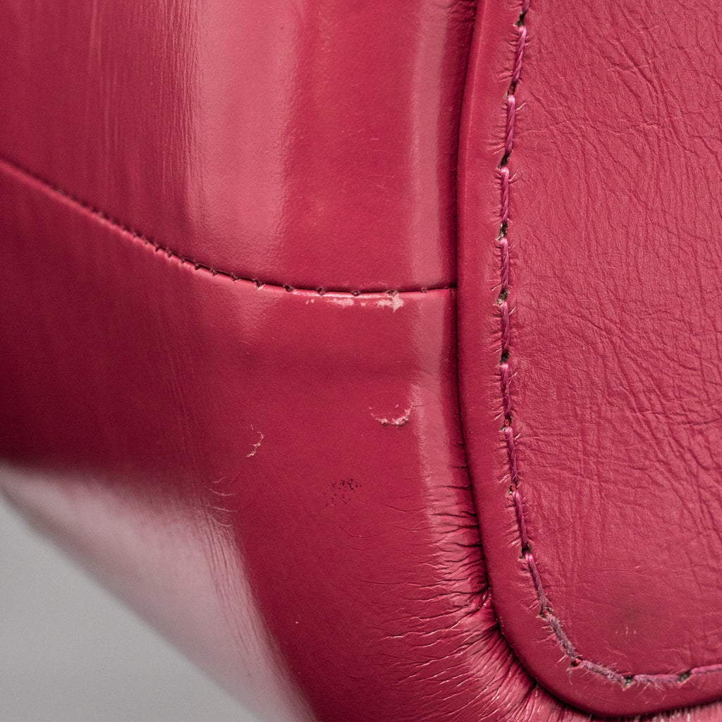 CHANEL CHEVRON GABRIELLE HOBO BAG CALFSKIN RASPBERRY MULTICOLOUR HARDWARE