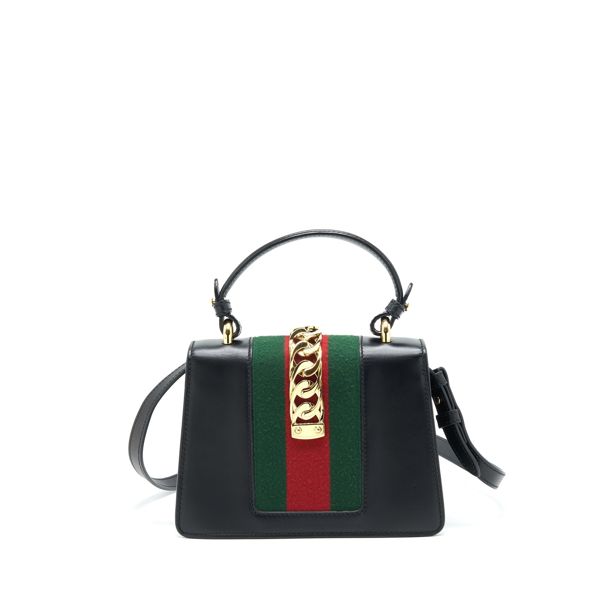 GUCCI MINI SYLVIE 20CM BLACK