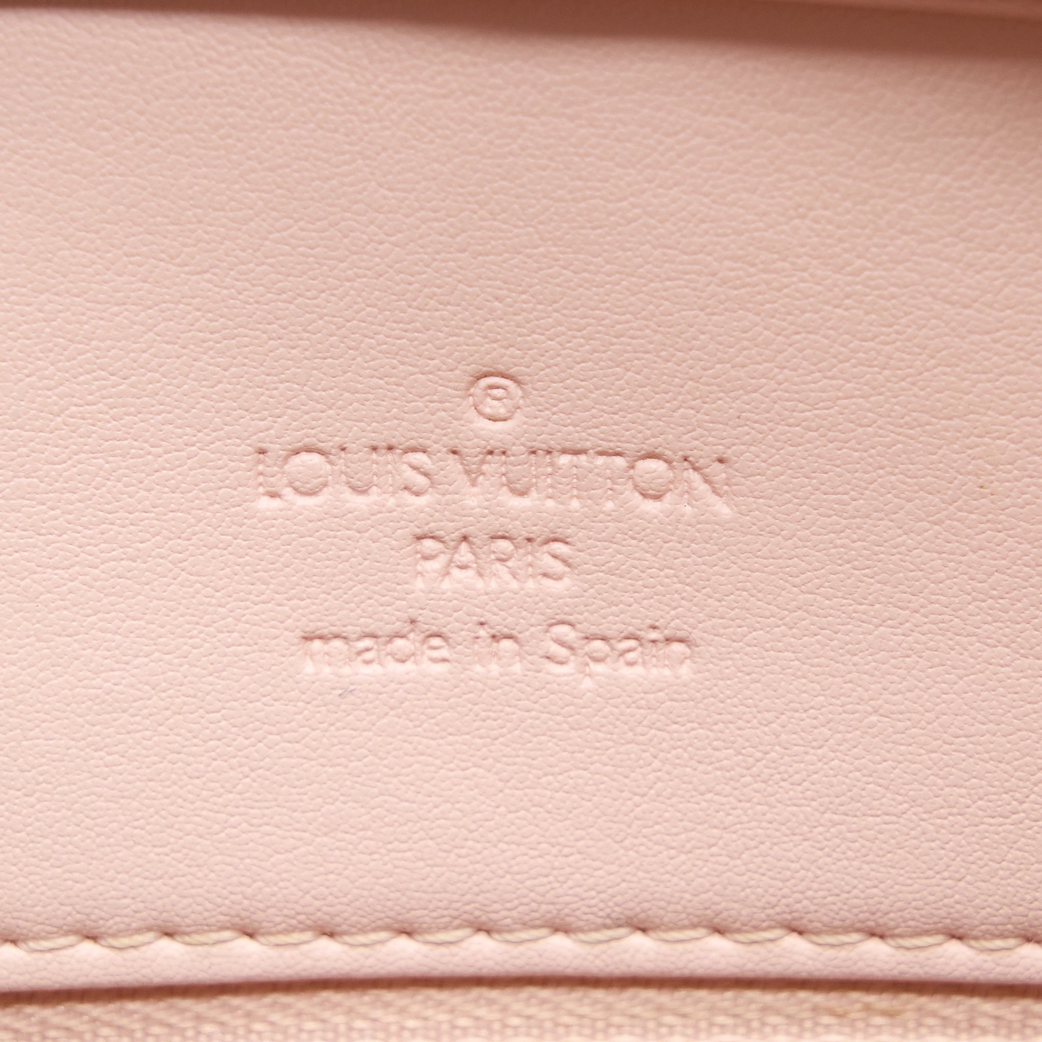 LOUIS VUITTON VINTAGE HUSTON TOTE VERNIS BEIGE GHW