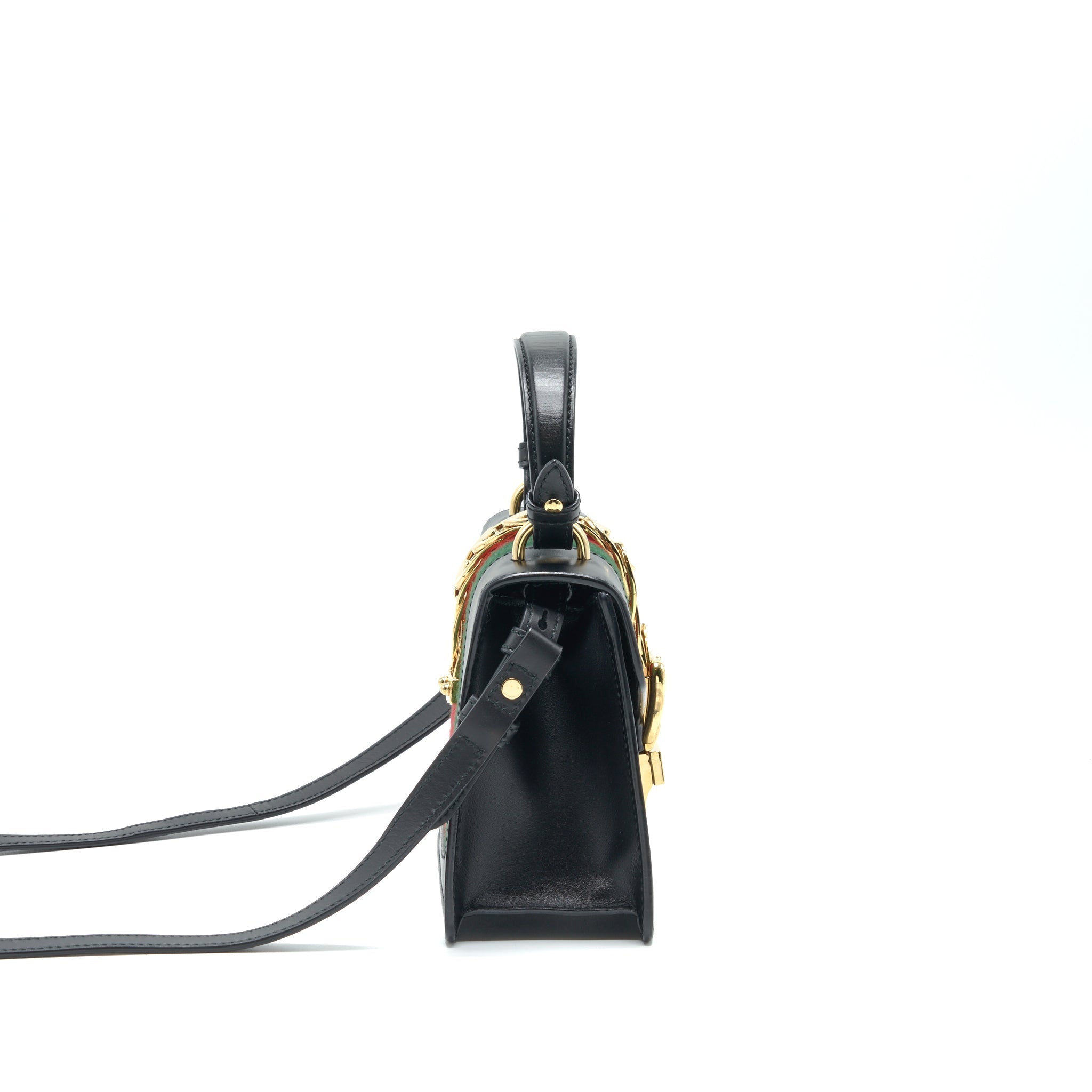 GUCCI MINI SYLVIE 20CM BLACK