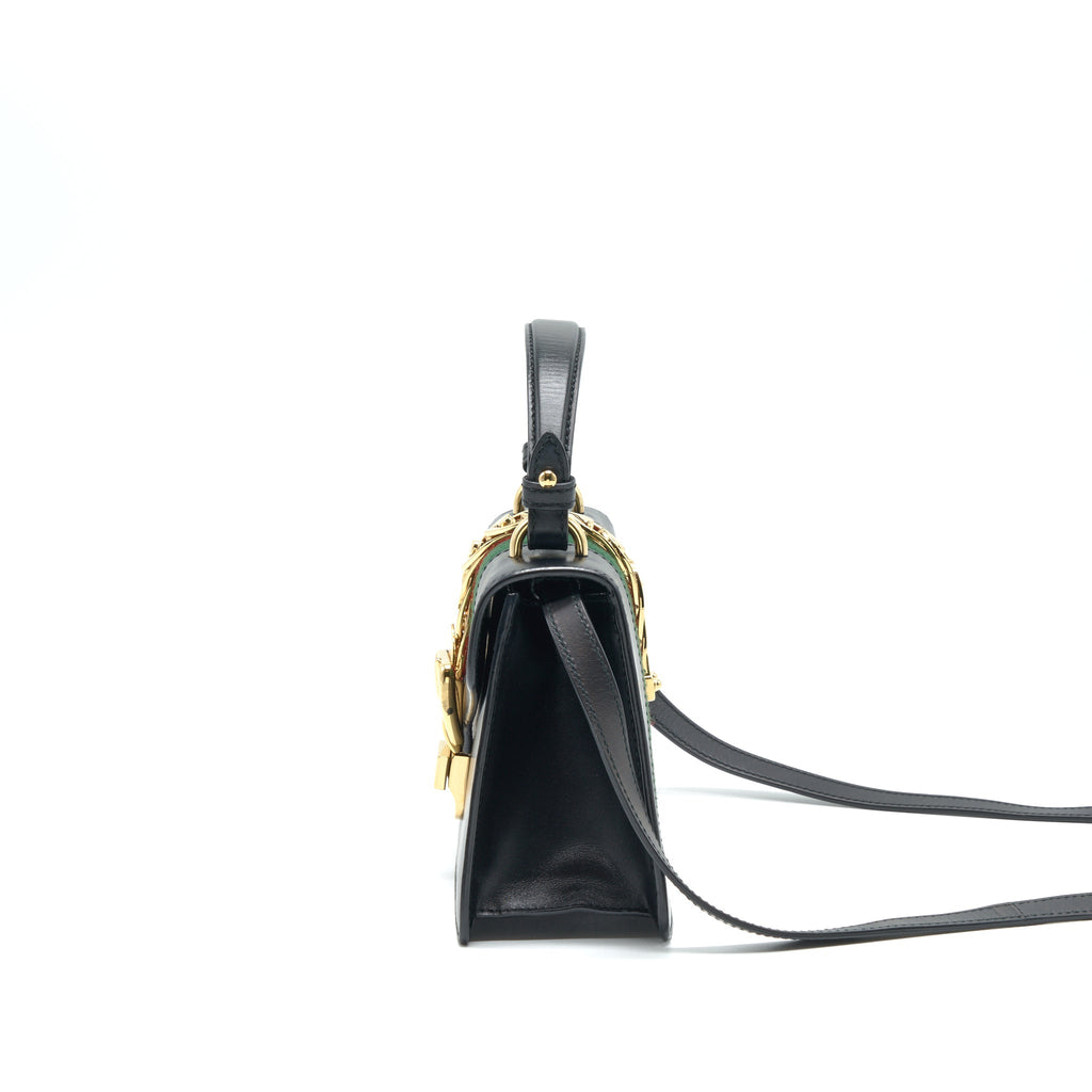 GUCCI MINI SYLVIE 20CM BLACK