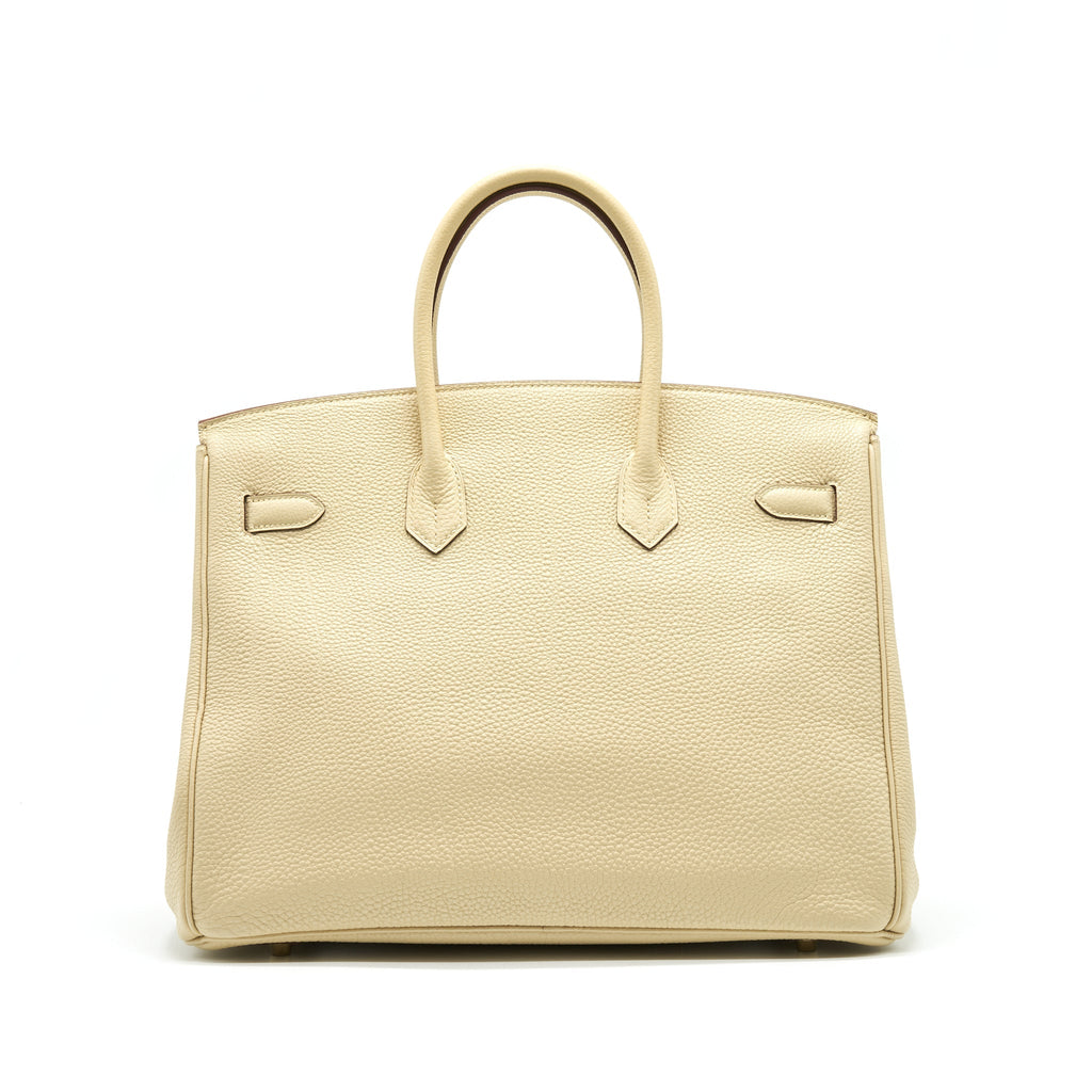 BIRKIN 35 PARCHEMIN IN GHW