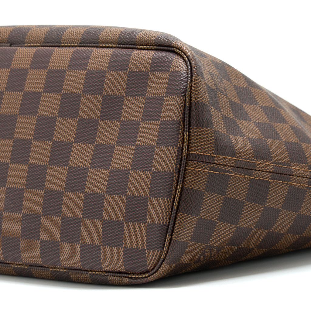 LOUIS VUITTON NEVERFULL MM DAMIER EBENE CHERRY GHW