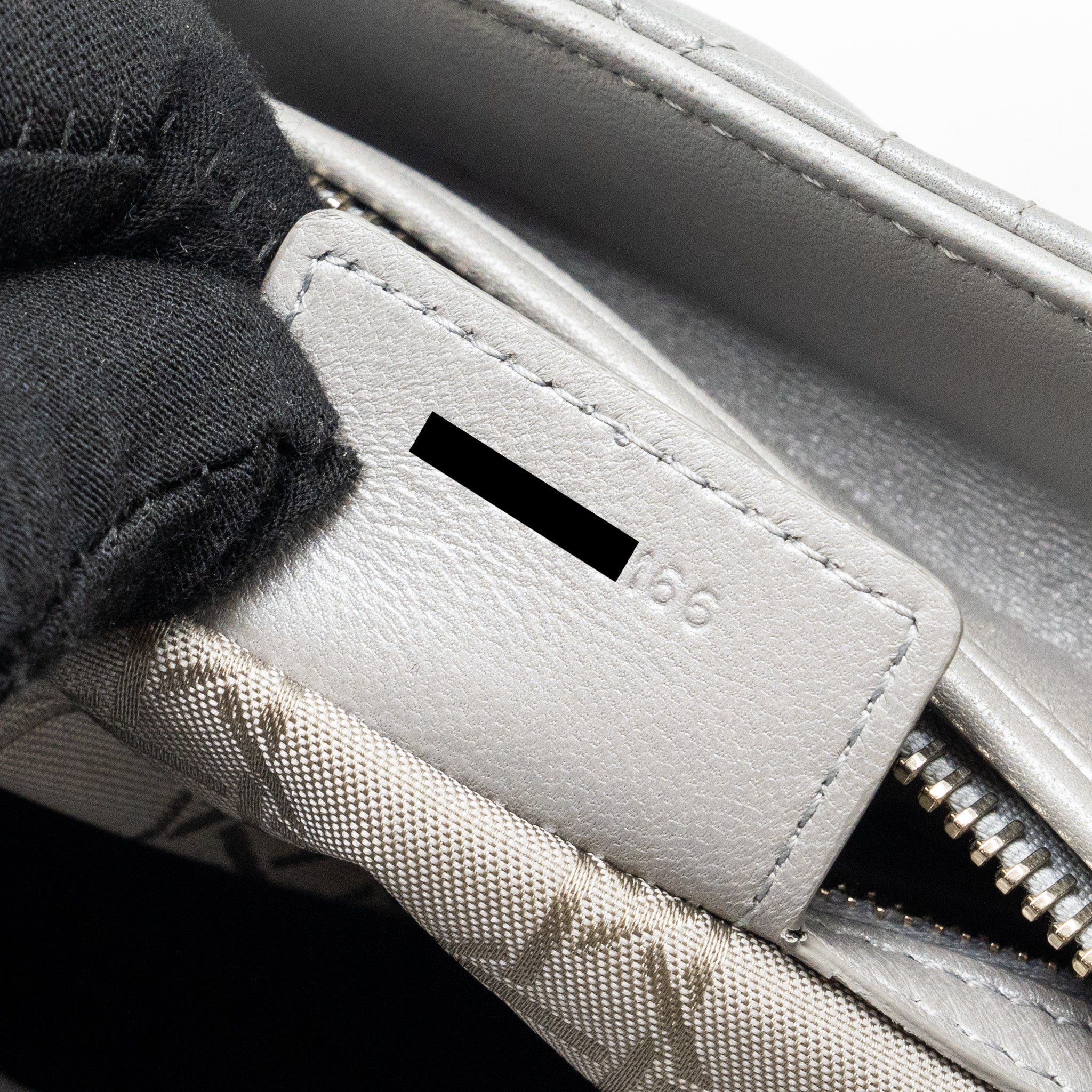DIOR MEDIUM LADY DIOR LAMBSKIN GREY GHW