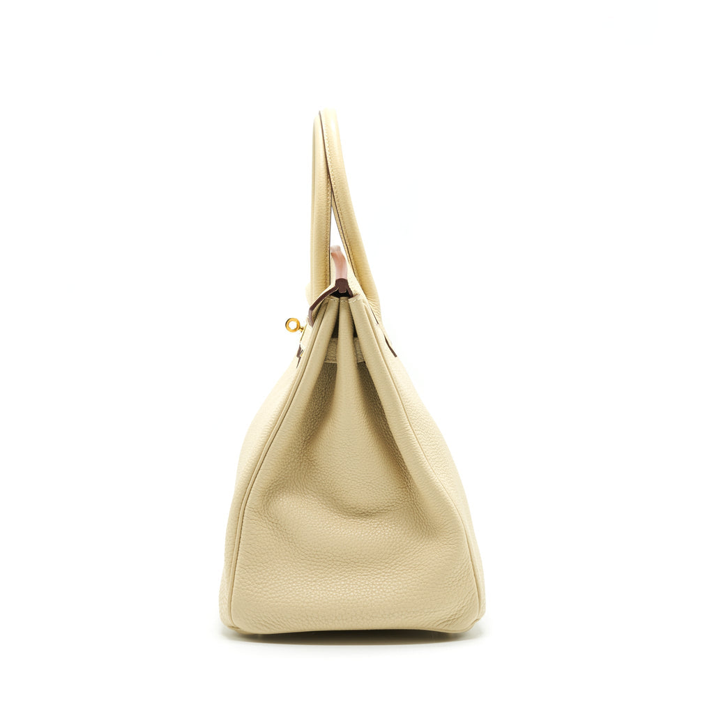 BIRKIN 35 PARCHEMIN IN GHW