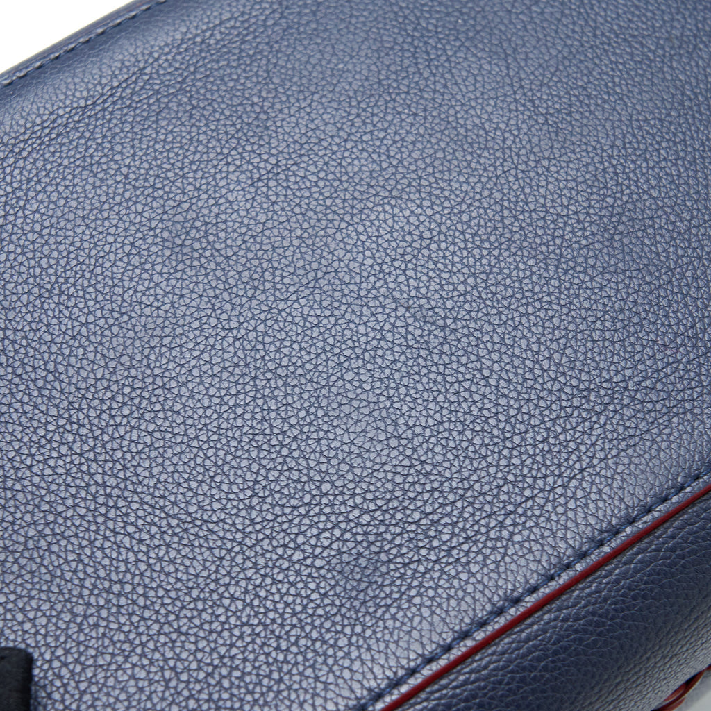 LOUIS VUITTON LOCKME BUCKET BAG CALFSKIN DARK BLUE SHW