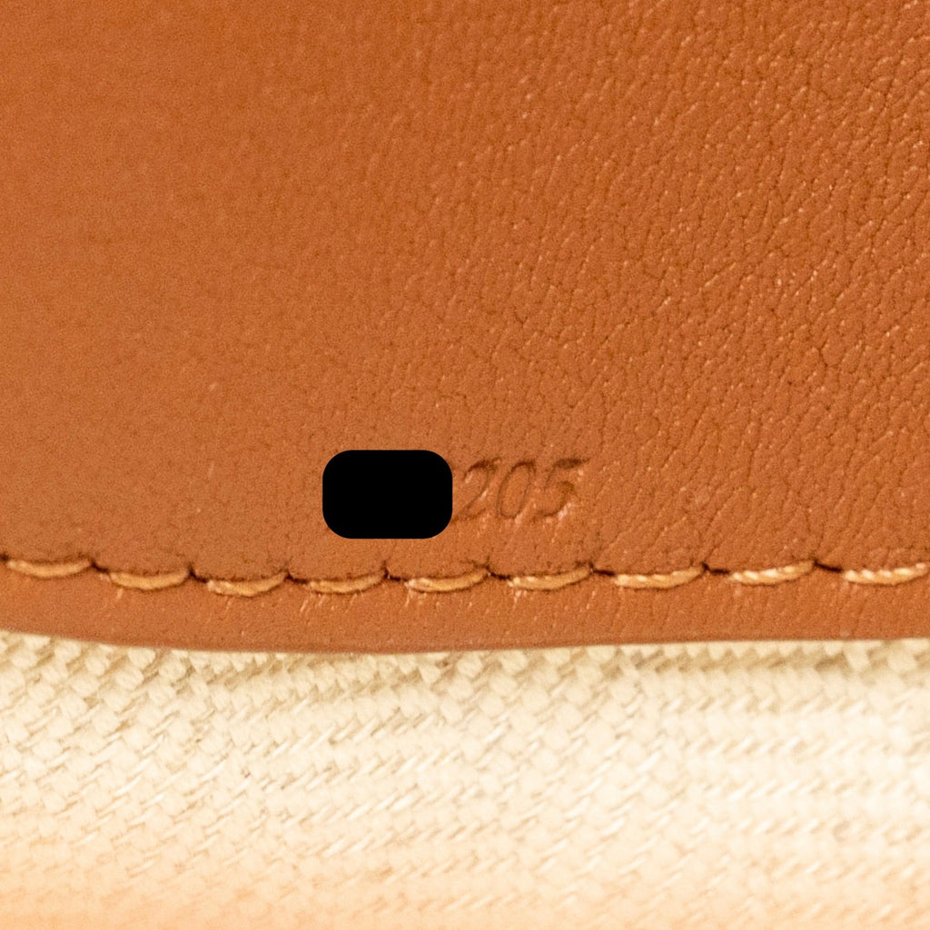 LOEWE MEDIUM LUNA BAG ANAGRAM JACQUARD CANVAS/CALFSKIN TAN/PECAN GHW