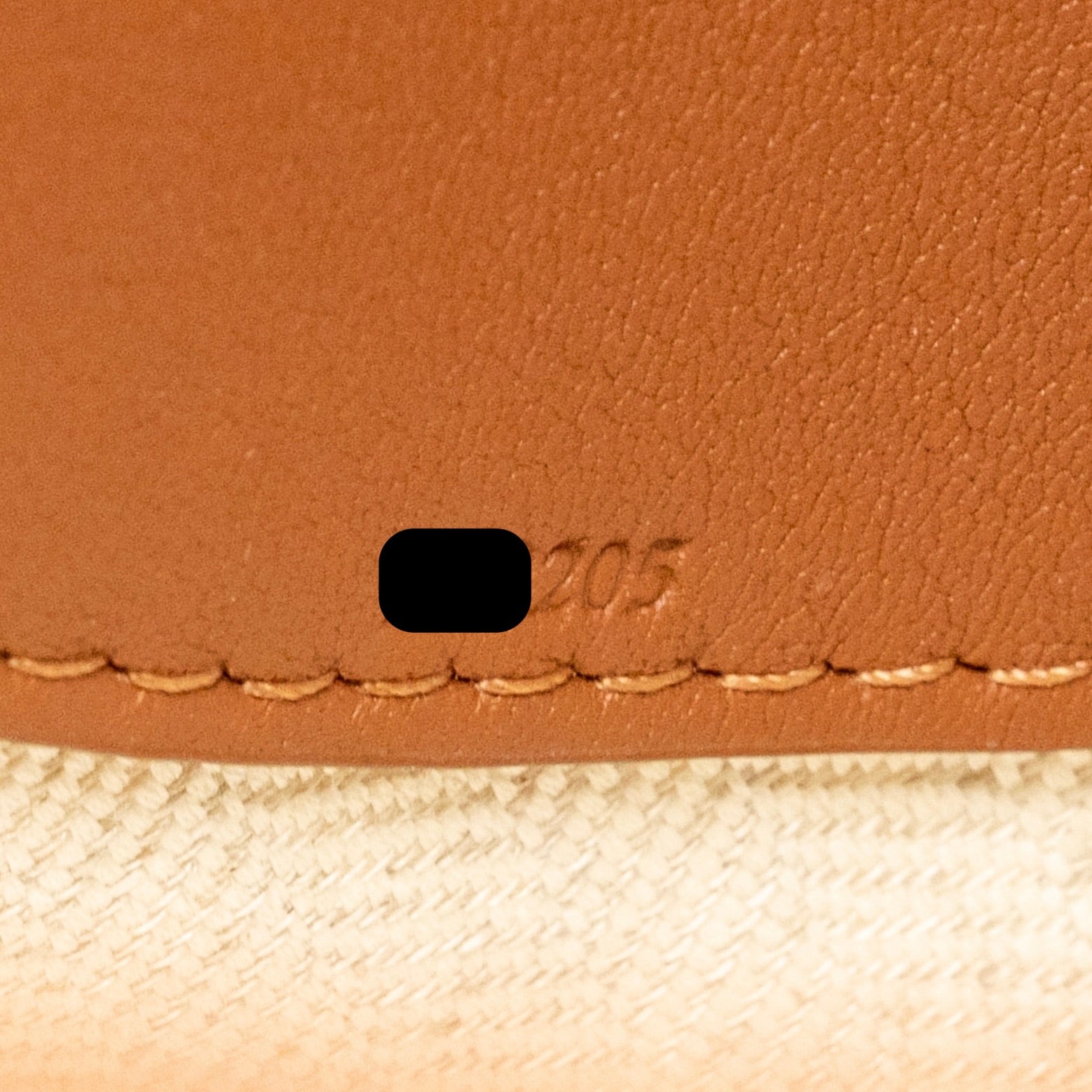 LOEWE MEDIUM LUNA BAG ANAGRAM JACQUARD CANVAS/CALFSKIN TAN/PECAN GHW