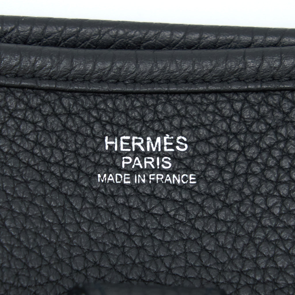 HERMES EVELYNE 29 CLEMENCE BLACK SHW