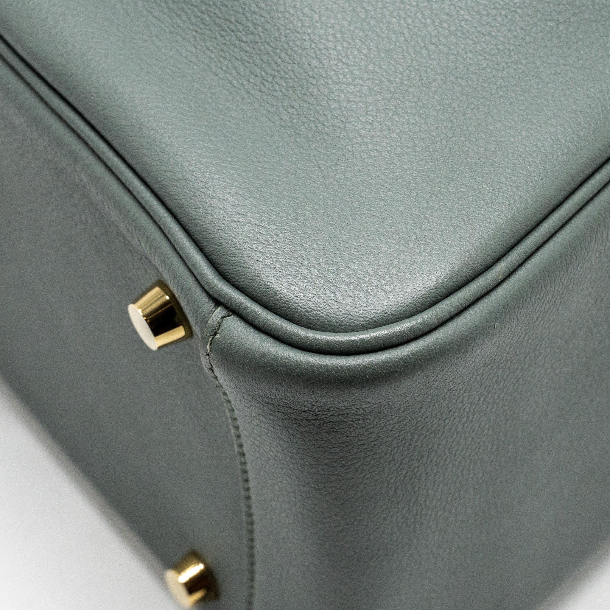 HERMES LINDY 26 EVERCOLOR VERT AMANDE GHW