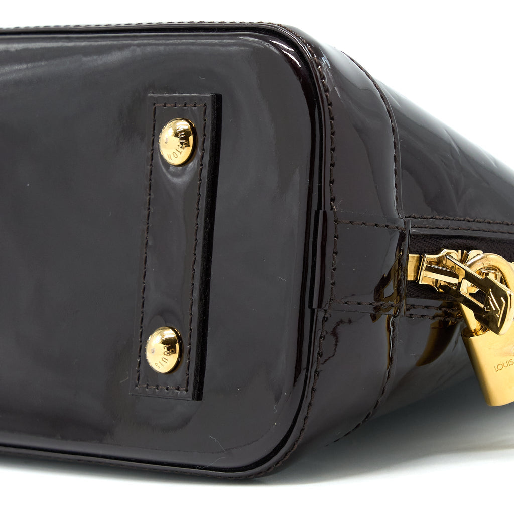 LOUIS VUITTON ALMA BB MONOGRAM PATENT AMATANTE GHW