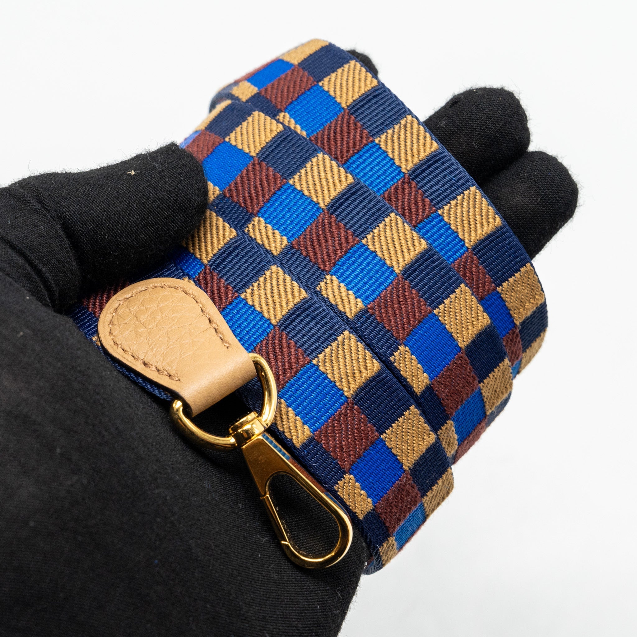 HERMES MINI EVELYNE CLEMENCE CHAI / MULTICOLOR STRAP GHW