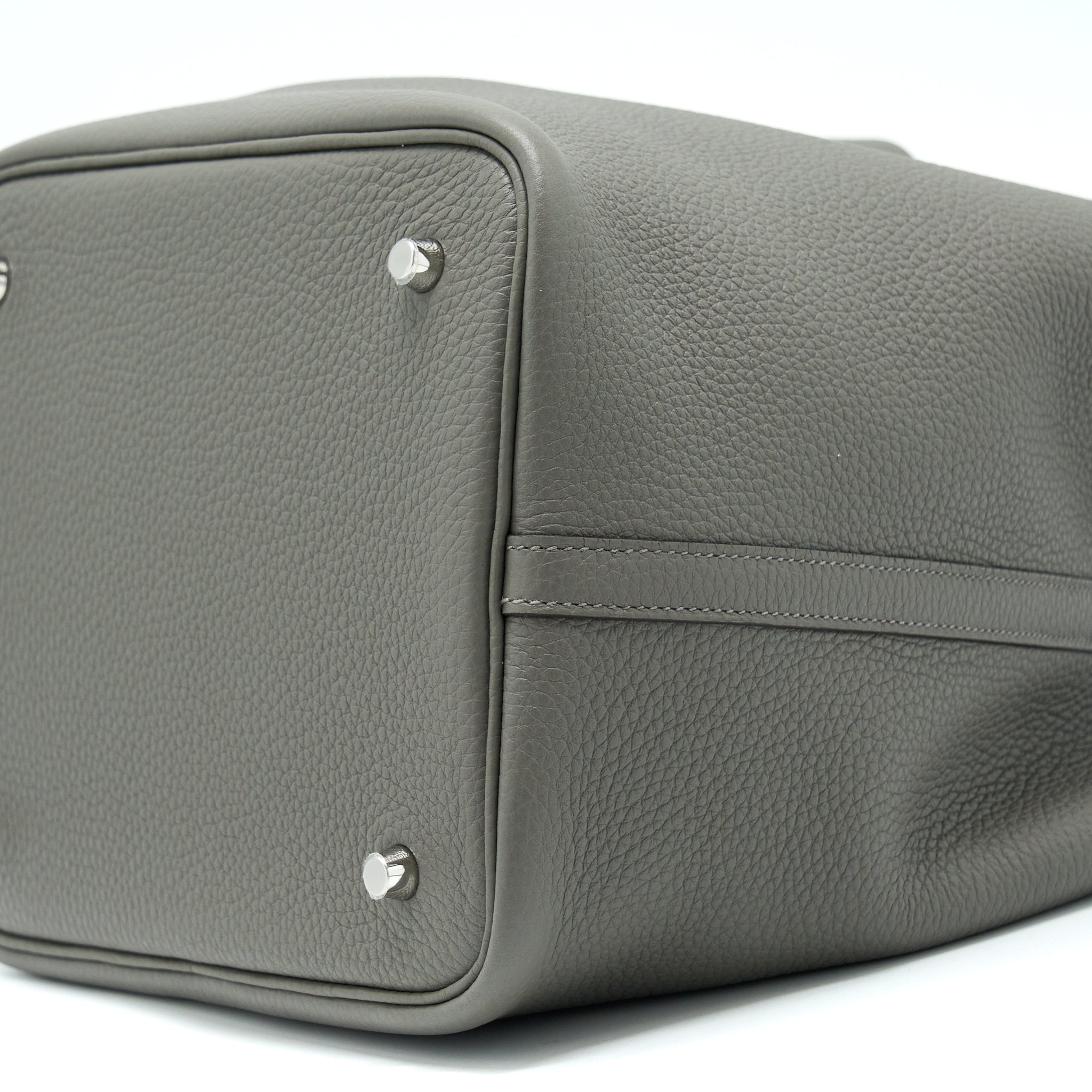 HERMES PICOTIN 22 LOCK BAG CLEMENCE 0L GRIS MEYER SHW