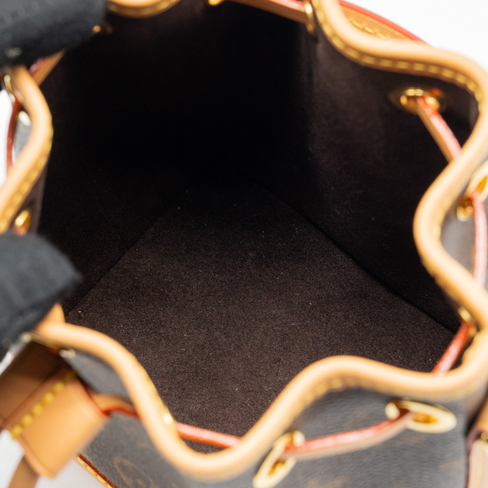 LOUIS VUITTON NANO NOE MONOGRAM CANVAS GHW