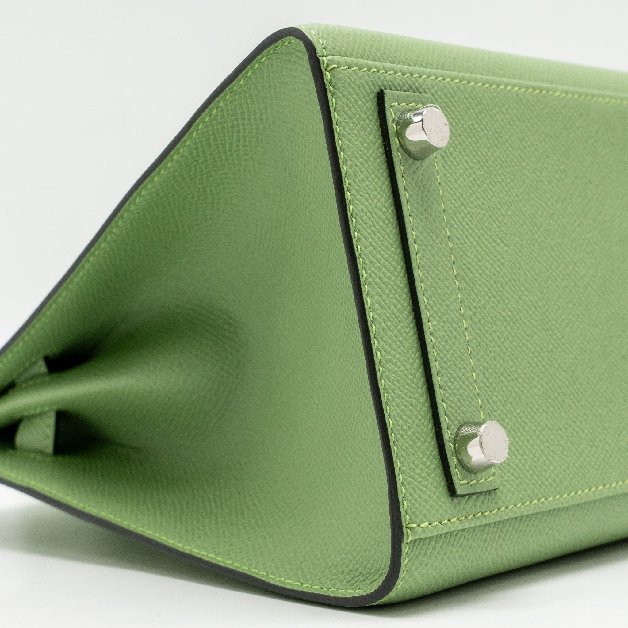 HERMES BIRKIN 25 EPSOM VERT CRIQUET SHW
